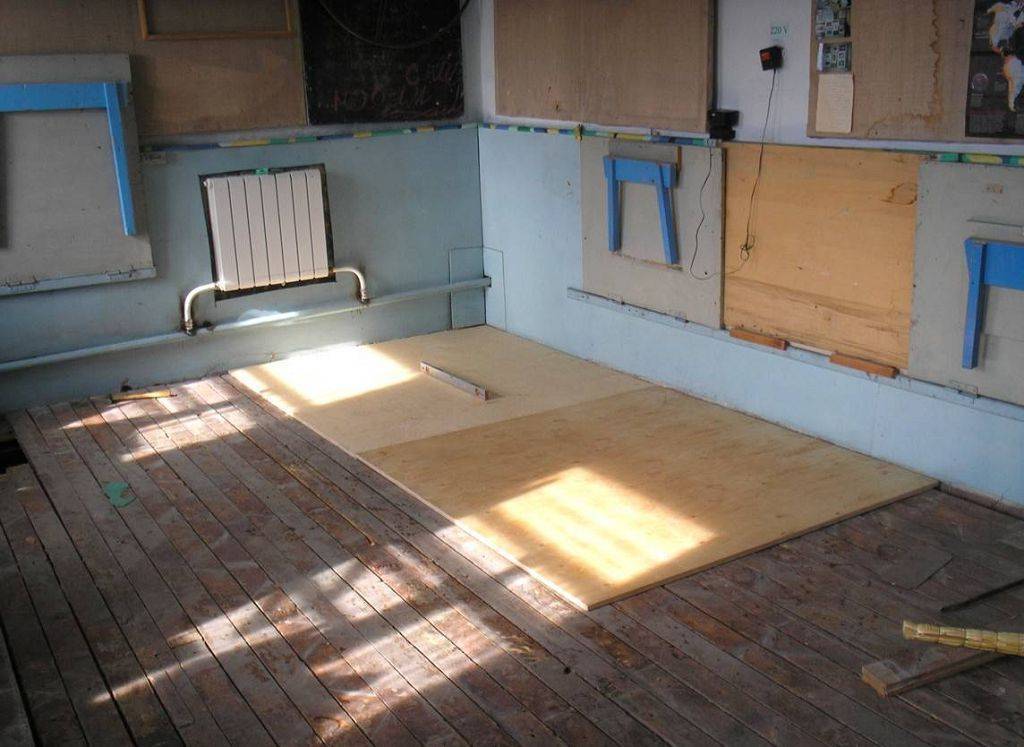 Укладка двп на деревянный пол под линолеум