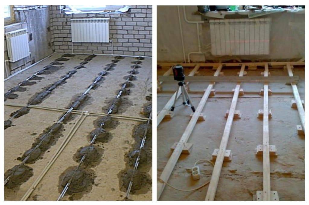 Стяжка на деревянный пол: 2 варианта + пошаговая инструкция!