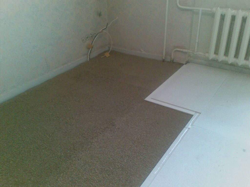 ГВЛ для пола - характеристики, виды, инструкция по укладке