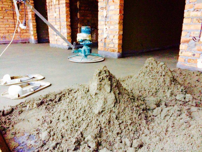 Пропорции бетона для стяжки пола. необходимые добавки