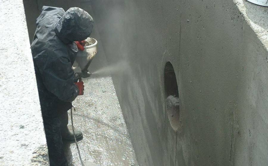 Гидроизоляция проникающая водоостанавливающая для бетона: Виды и применение