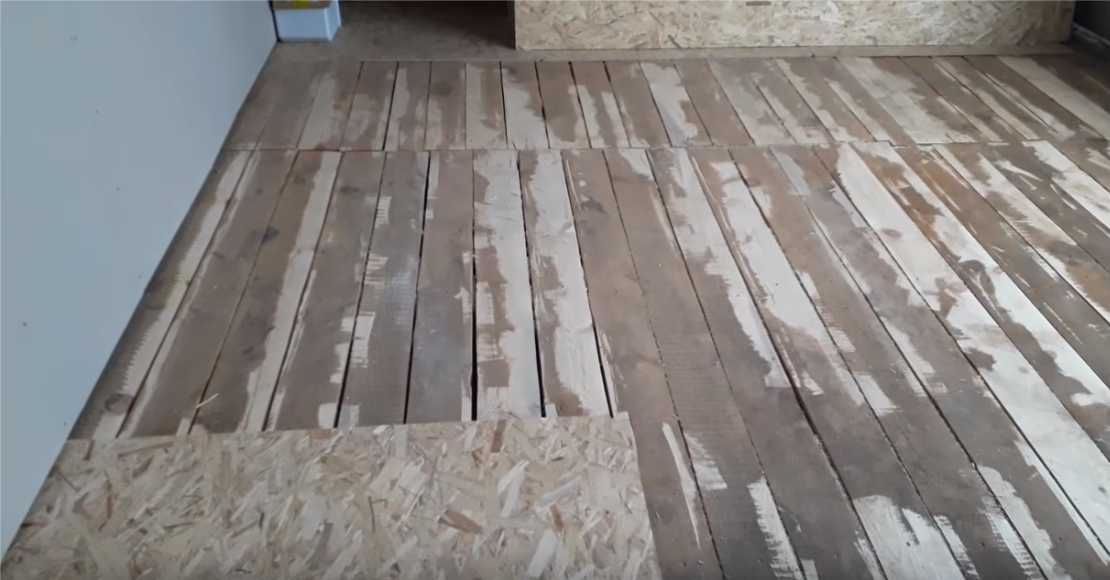 Укладка осб на деревянный пол — видео и как правильно крепить