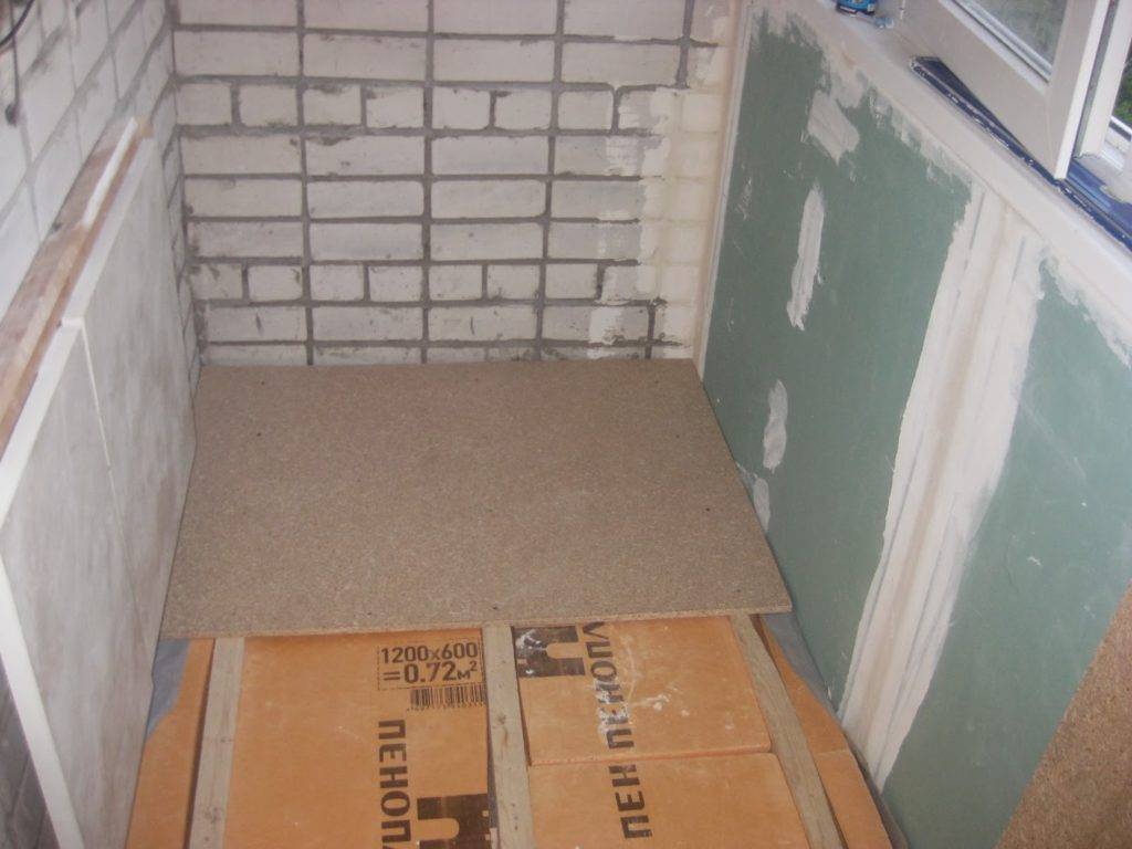 Утеплить пол на лоджии своими руками