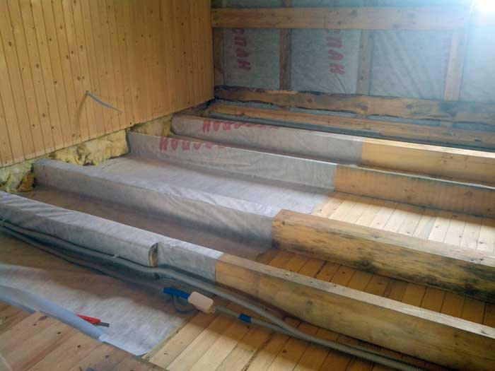 Нужна ли пароизоляция в межэтажном перекрытии деревянного дома