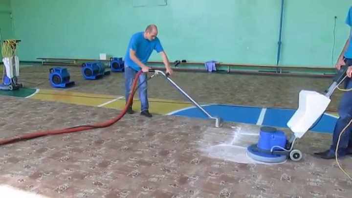 Как высушить ковролин - по полу