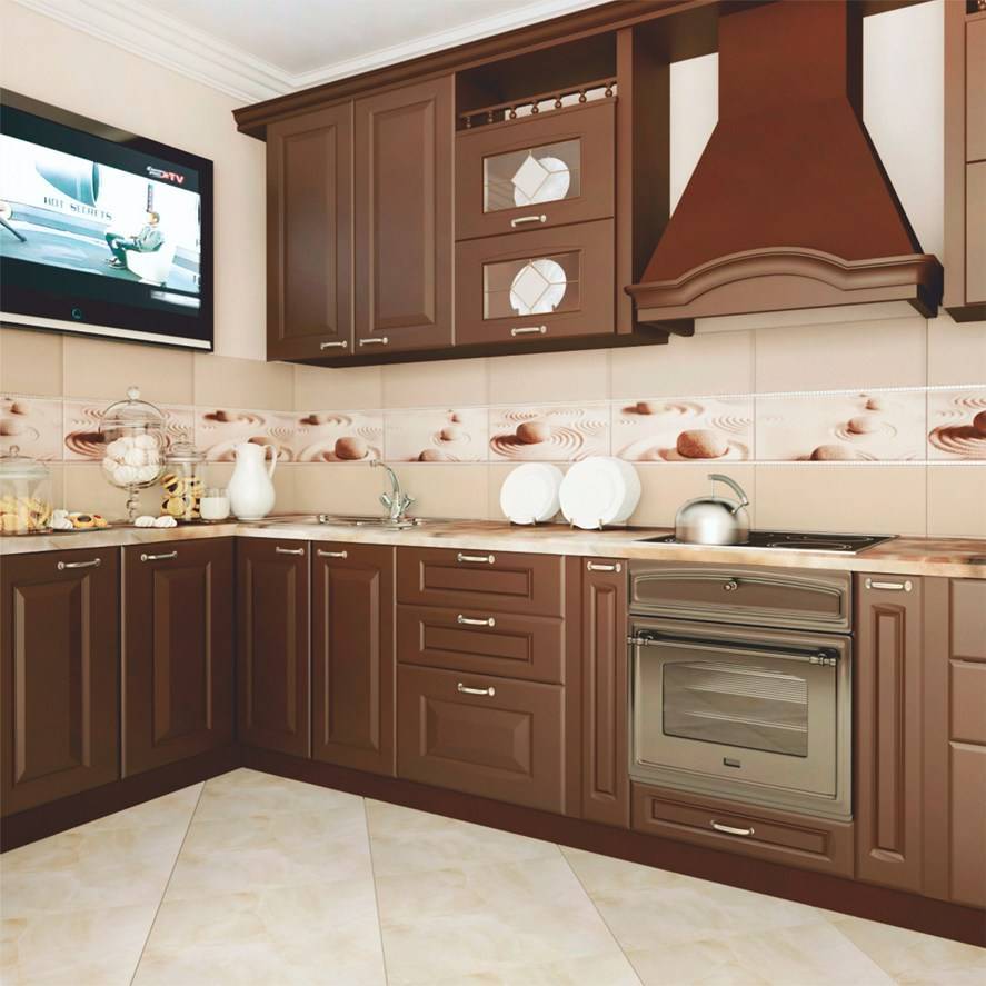 Подбираем плитку для кухни на фартук: нюансы обустройства и примеры оформления