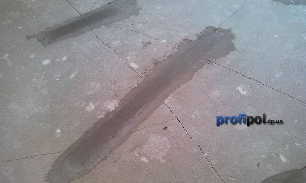 Трещины в стяжке пола