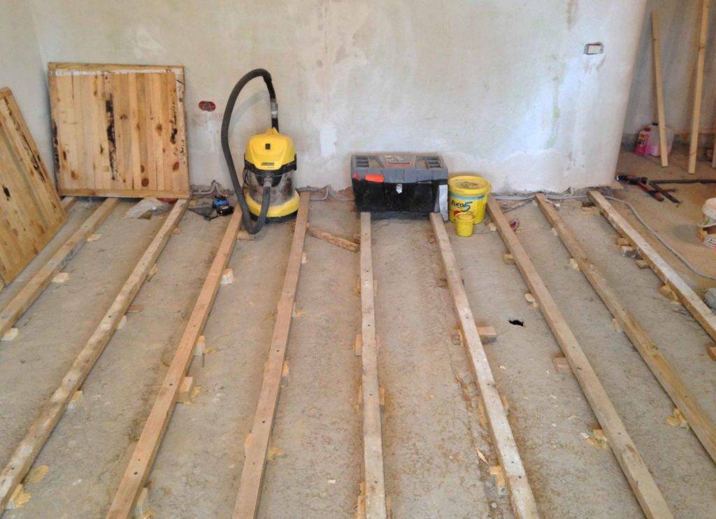 Устройство чернового пола в деревянном доме
