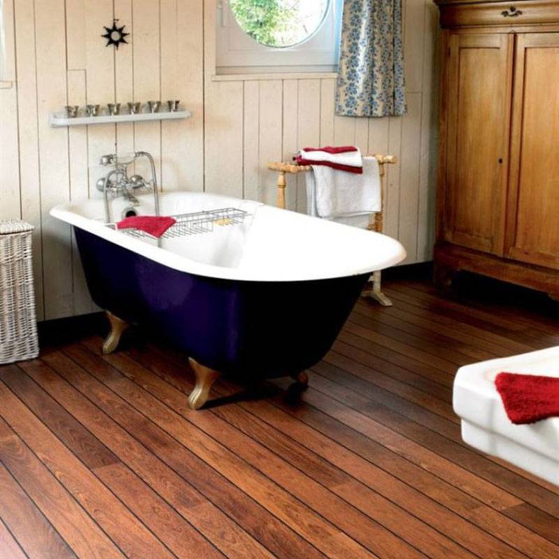 Пол в ванной комнате в деревянном доме: выбор покрытия