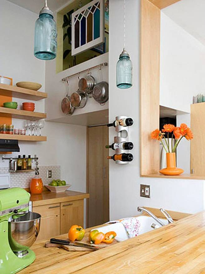 Способы сделать вашу кухню просторнее — фото в интерьере