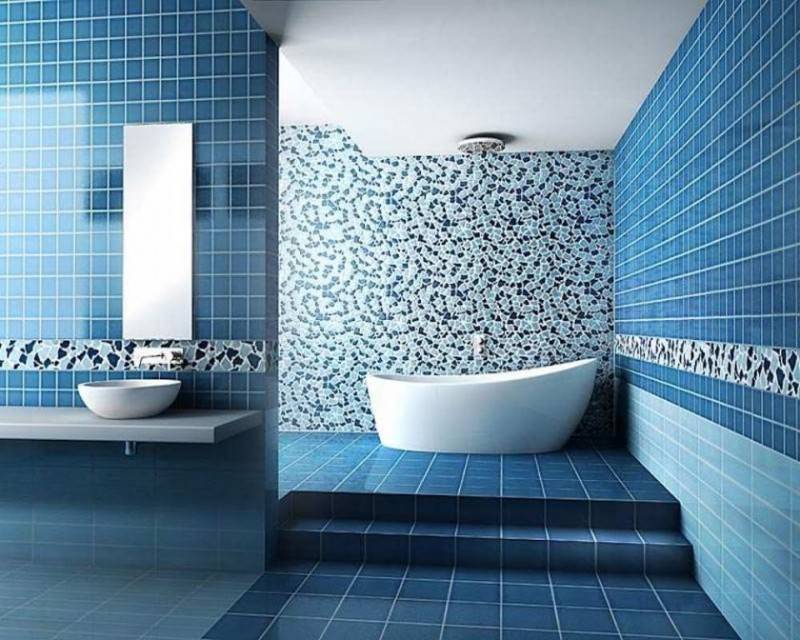 Раскладка плитки в ванной: перечень возможных вариантов и схемы с примерами