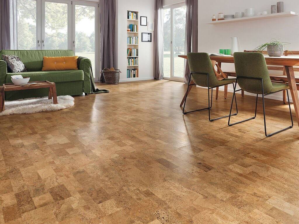 Ламинат на пробковой основе в качестве напольного покрытия