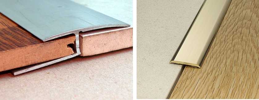 Как сделать порожек между плиткой и ламинатом – выбираем оптимальный способ