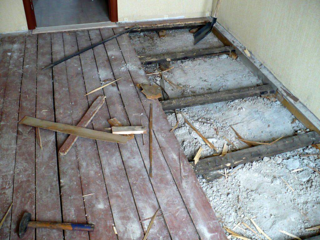 Ремонт пола в хрущевке: старые дощатые покрытия, бетонное основание