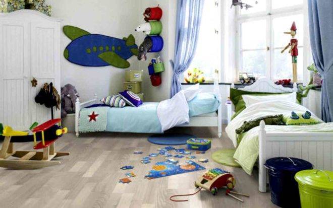 Напольное покрытие в детскую комнату: основные требования