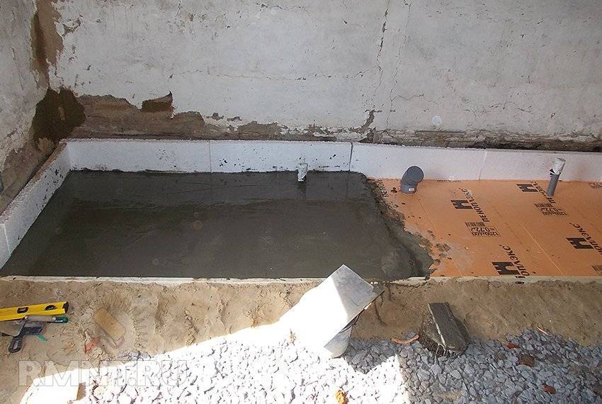Как сделать бетонный пол в частном доме своими руками - инструкция