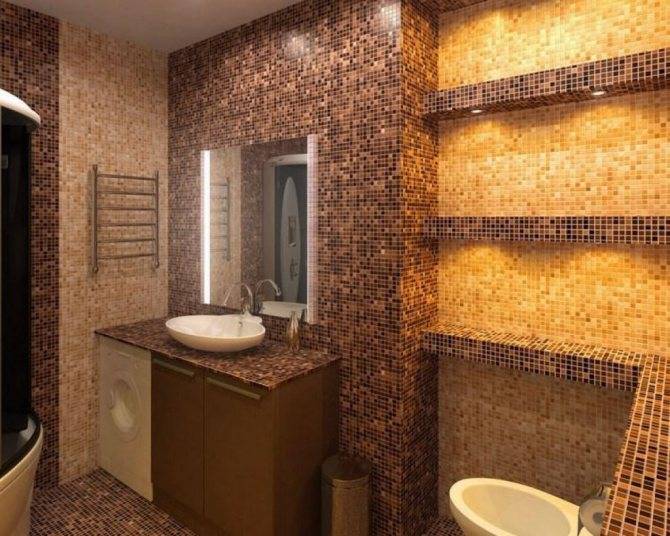 Мозаичный пол в ванной - способы устройства с инструкциями!