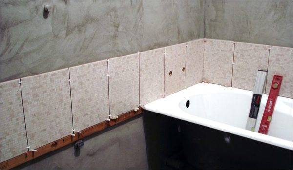 Порядок укладки плитки в ванной комнате: пол или стены