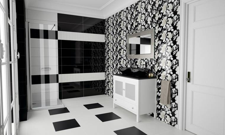 Черно-белый цвет в интерьере: 60 вариантов дизайна, фото