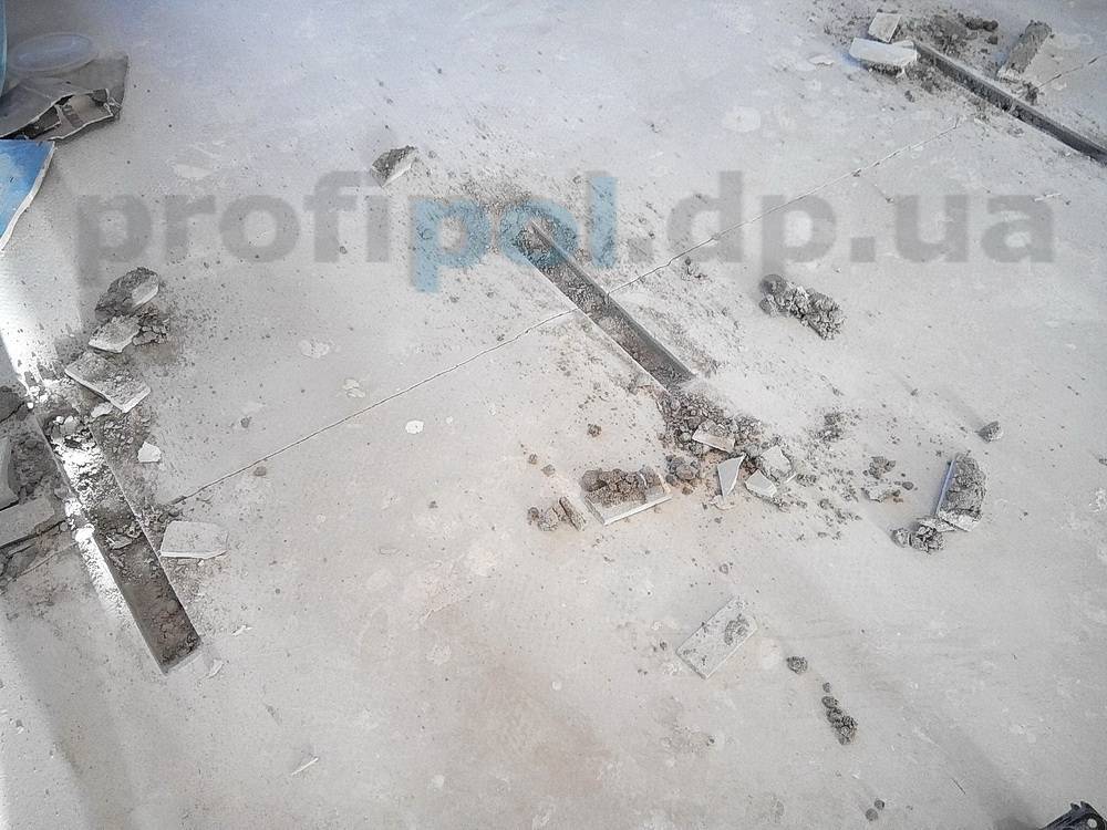 Трещины в стяжке пола