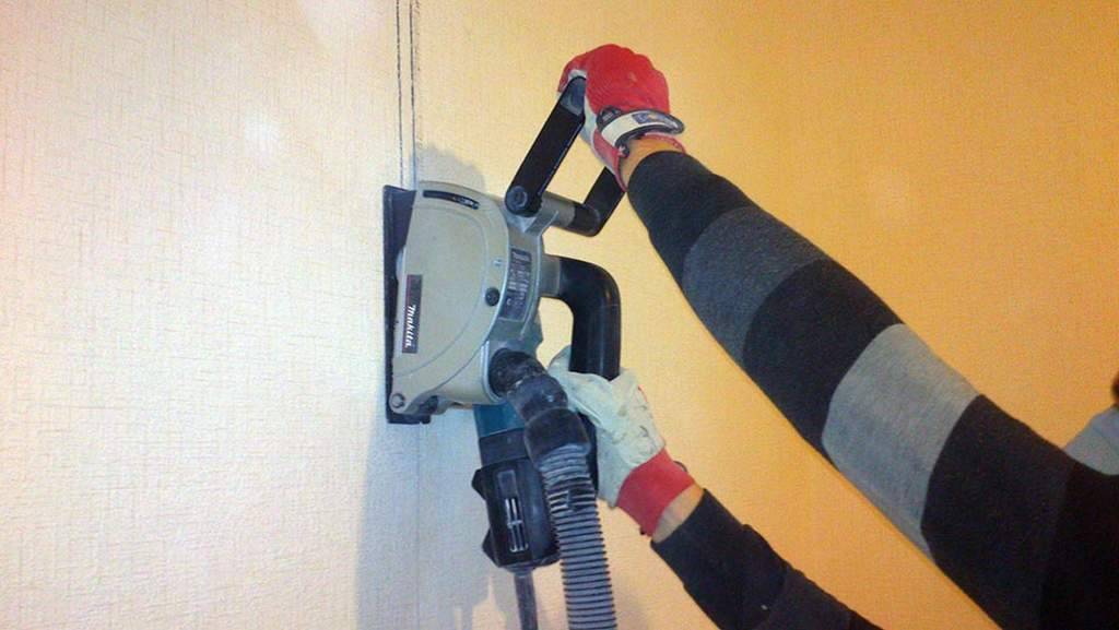 Как аккуратно вырезать фигурные штробы в керамограните?