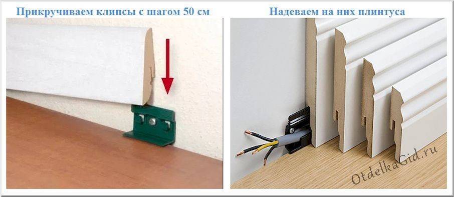 Как правильно крепить и красить напольный плинтус МДФ: пошаговый мастер-класс