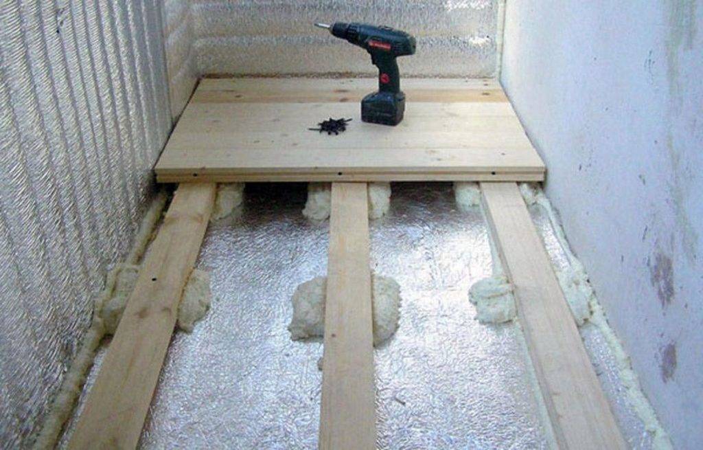 Утеплить пол на лоджии своими руками