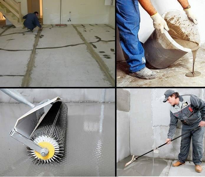Как выровнять бетонный пол: чем лучше выровнять пол, пошаговый процесс выравнивания
