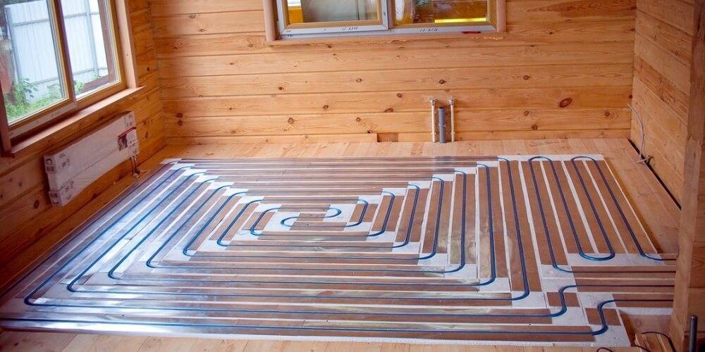 Теплые полы в деревянном доме: как сделать своими руками, устройство по лагам с подогревом, в частном брусовом, конструкция