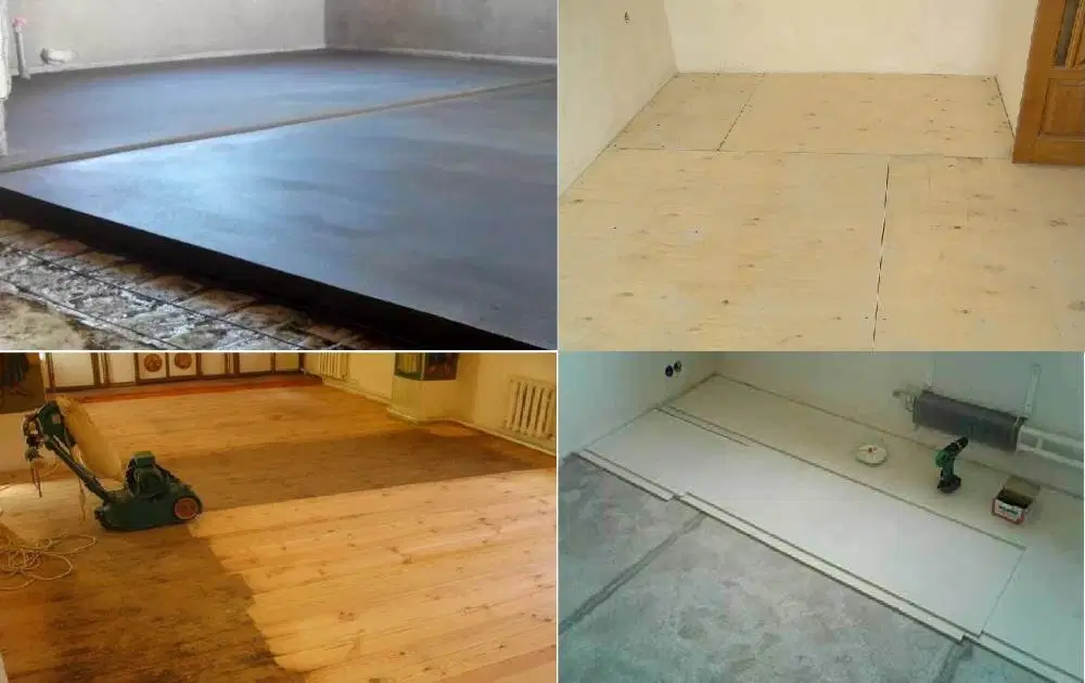 Как подготовить пол бетонный под линолеум