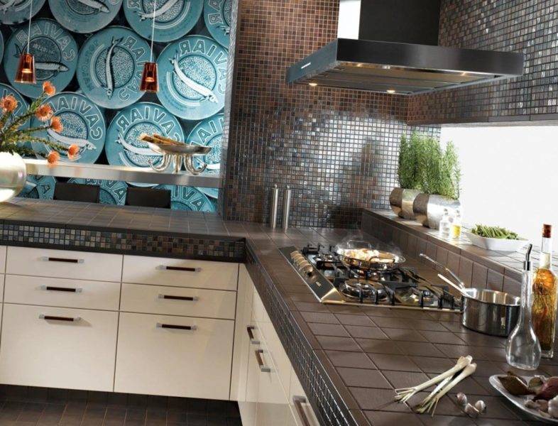 Плитка для кухни: 110 фото лучших идей дизайна и нюансы оформления кухни