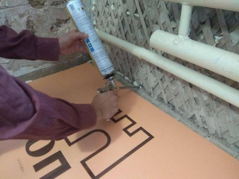 Утепление пола пеноплексом