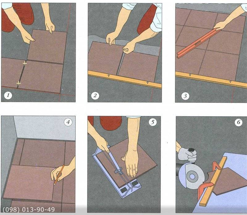 Как укладывать плитку на пол - инструкция