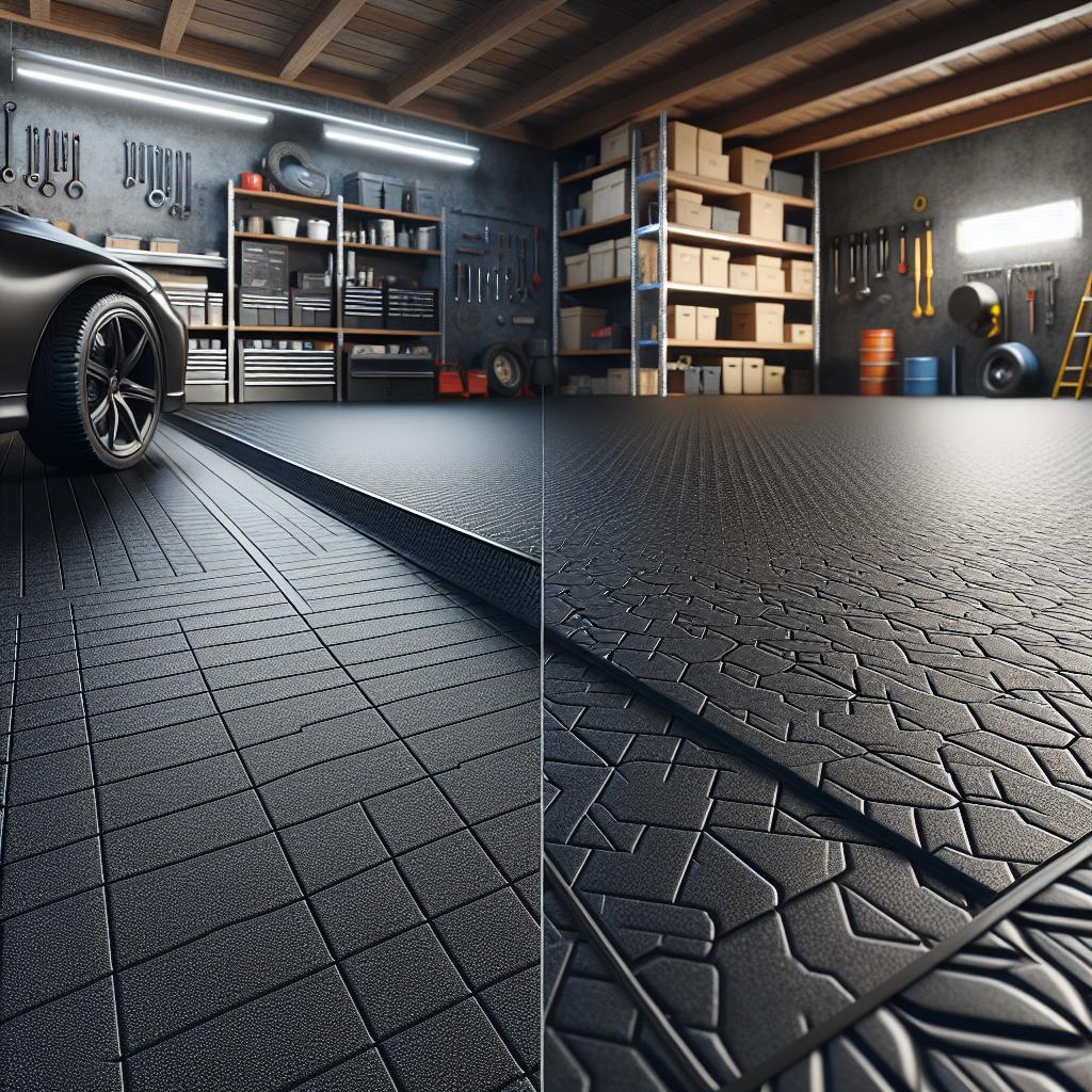 Резиновое покрытие для гаража: прочное и стильное решение
