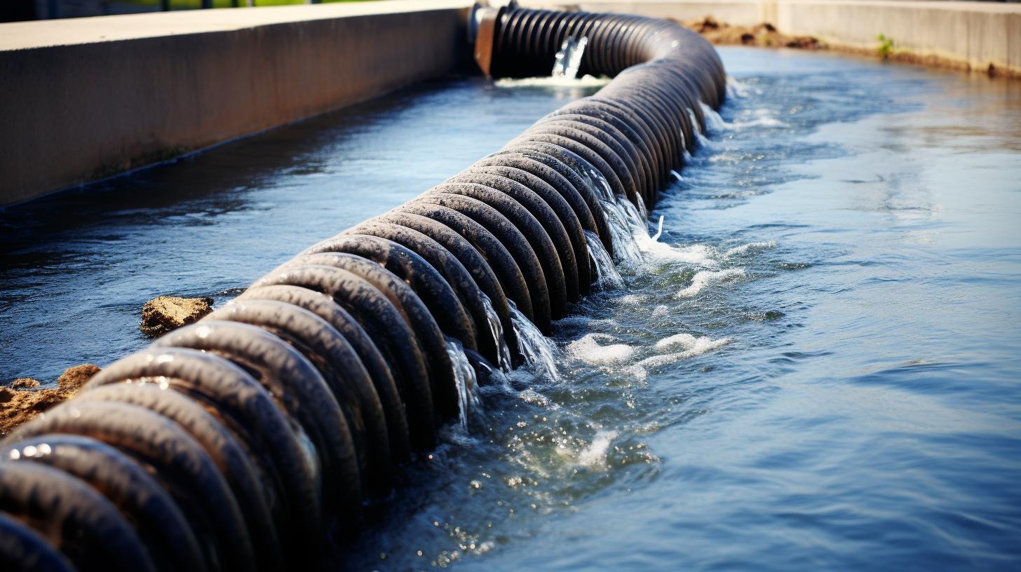 Aeration hose for wastewater treatment plants фото