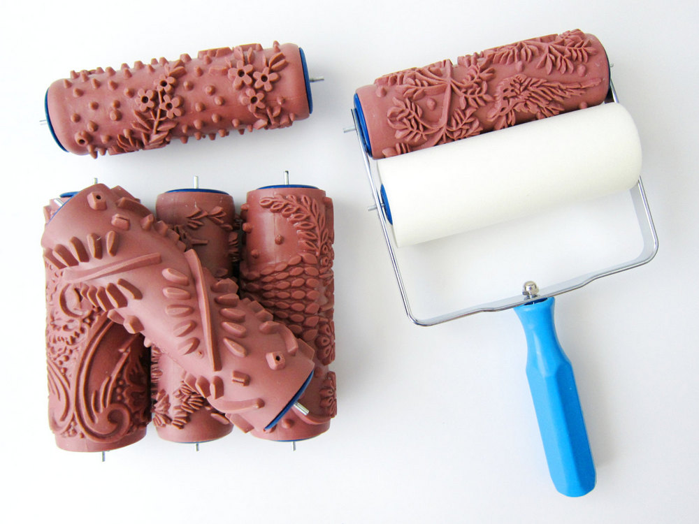 Необычные способы использования малярного валика в декоре интерьера