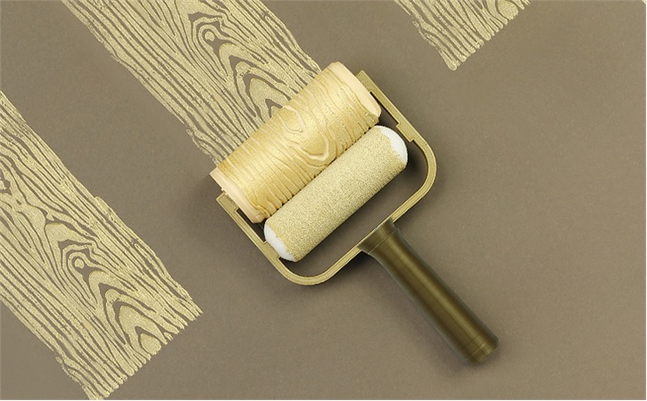 Необычные способы использования малярного валика в декоре интерьера