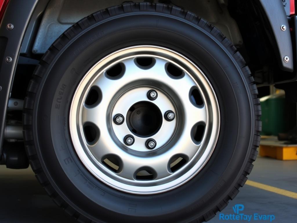 Mobile tire fittingфото