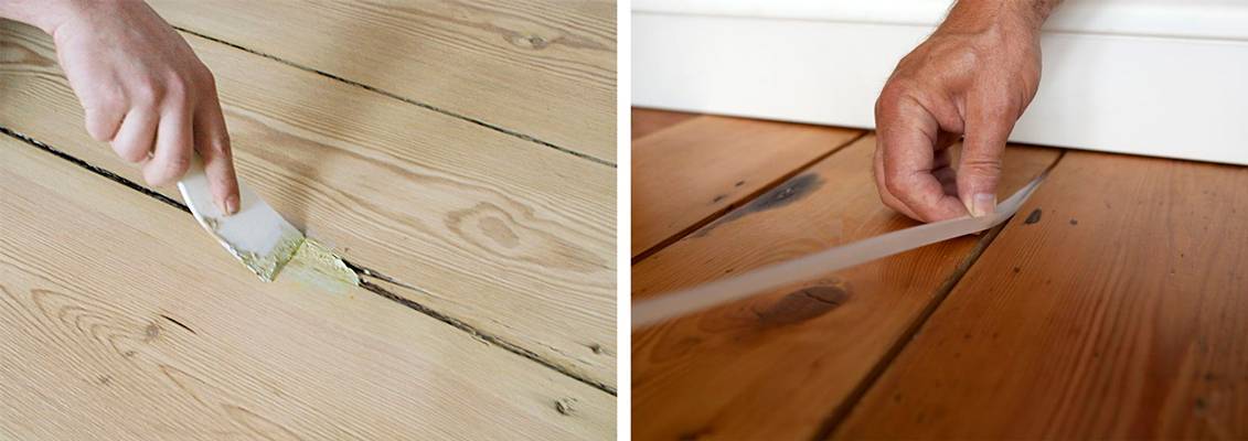 Герметик для деревянного пола - виды, характеристики, применение
