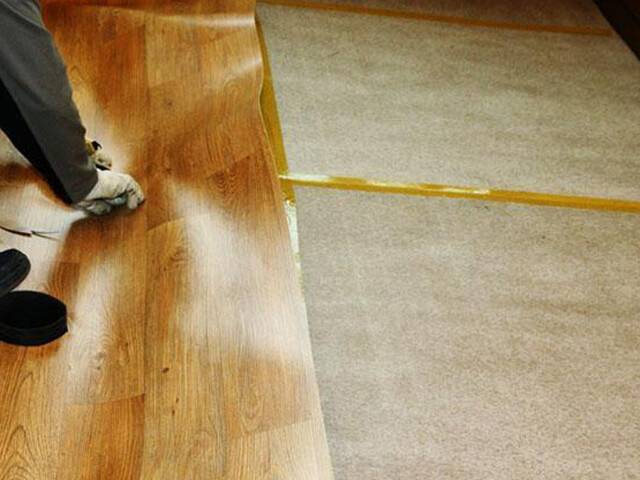 Как правильно положить двп на деревянный пол?