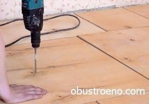 Фанера под линолеум на бетонный пол