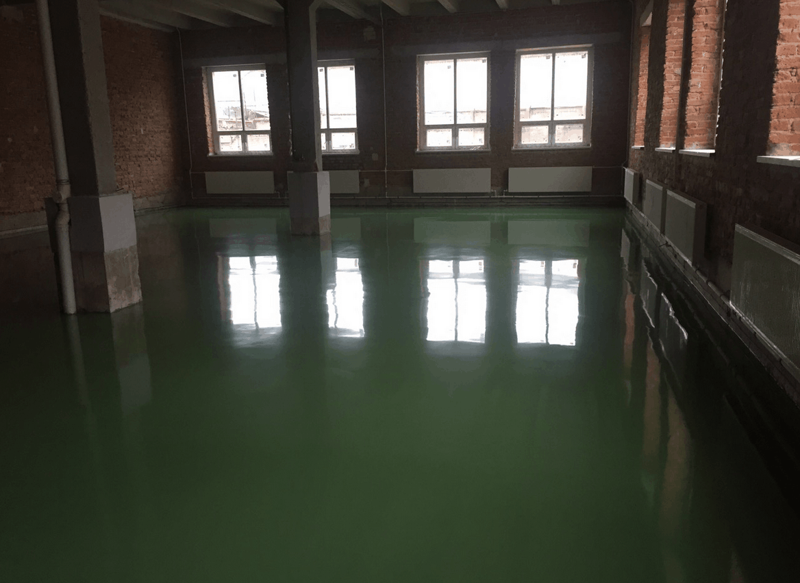 Расход наливного пола на 1м2