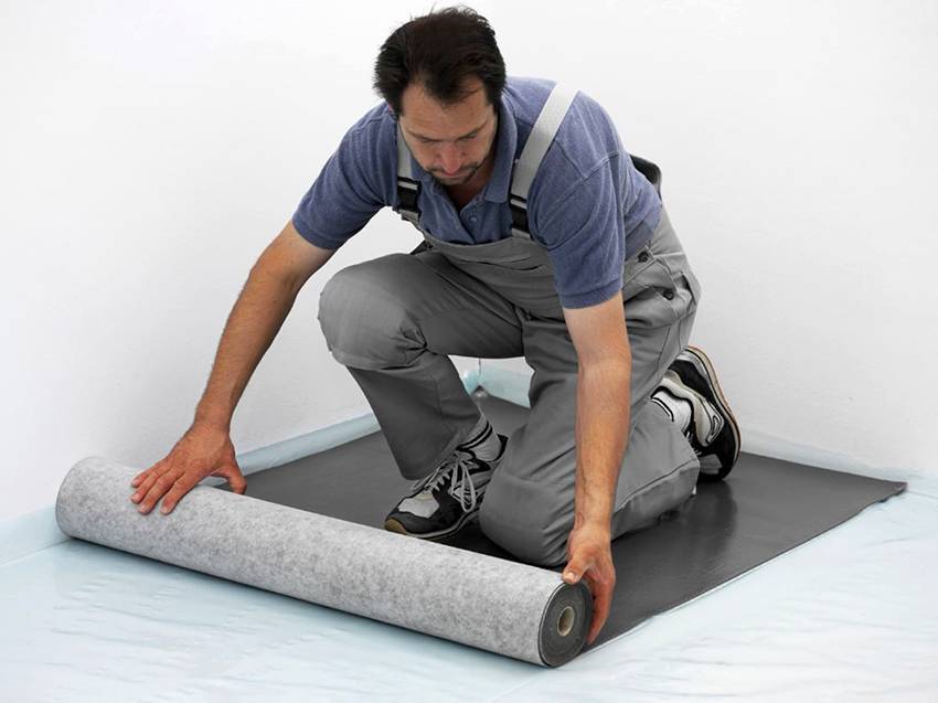 Укладка линолеума на бетонный пол: виды линолеума, подготовка основания и укладка своими руками