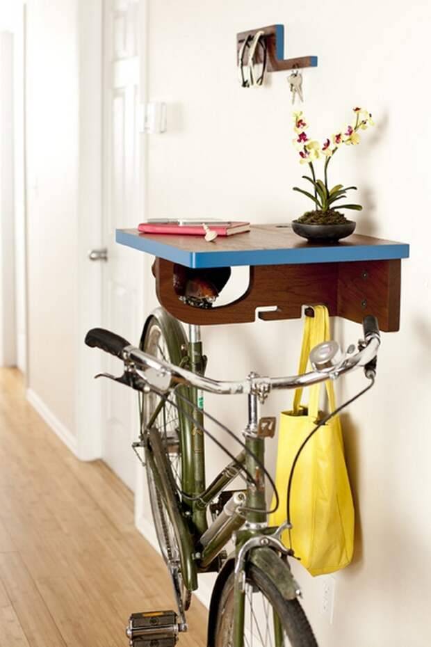 Как разместить велосипед в маленькой квартире avtopraim.ru