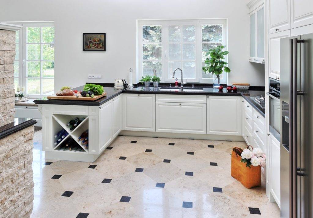 Пол на кухне: что лучше и какой сделать, советы по выбору напольного покрытия