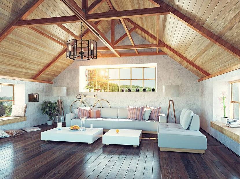 Обустройство чердака в частном доме: советы и идеи с фото