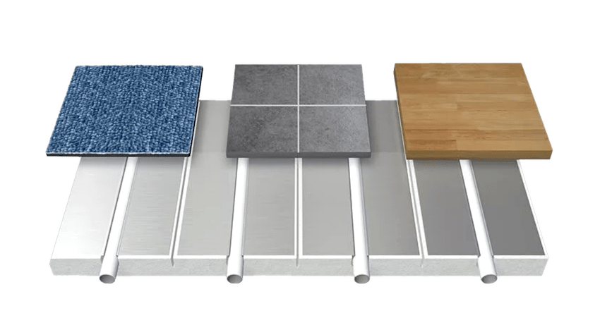 Водяной теплый пол без бетонной стяжки