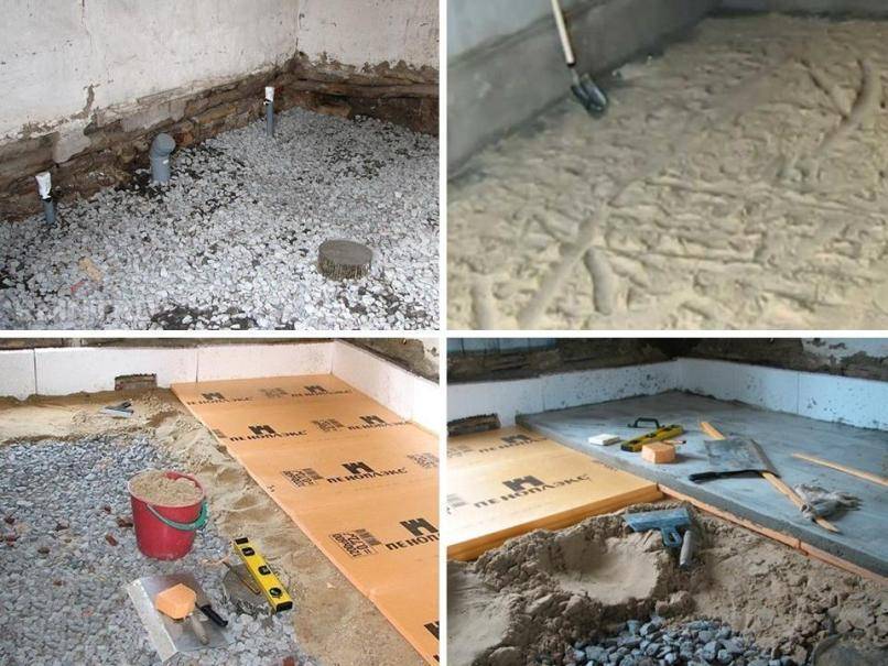 Как правильно залить бетоном пол в частном доме