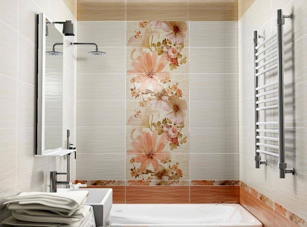 Фото-примеры оформления и декора ванной комнаты плиткой: 7 идей по комбинированию