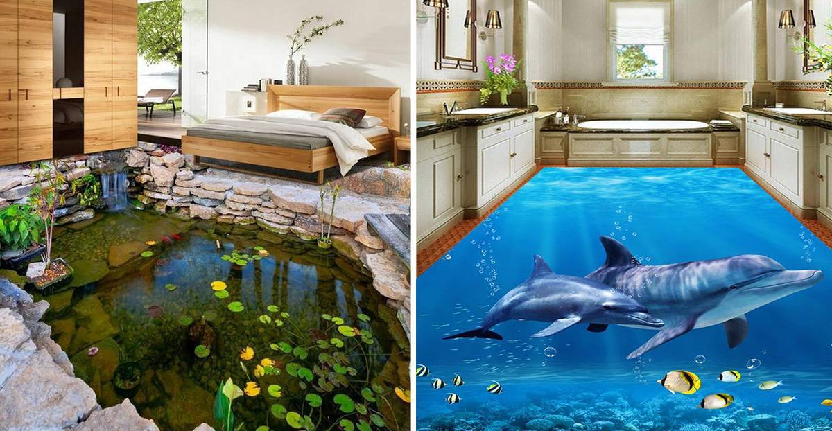 Декоративный наливной пол: устройство, виды, инструкция по монтажу